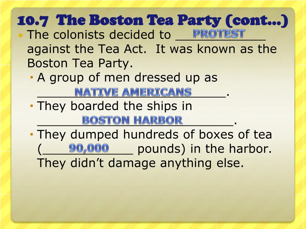 10 7 the boston tea party cont 10 7 the boston