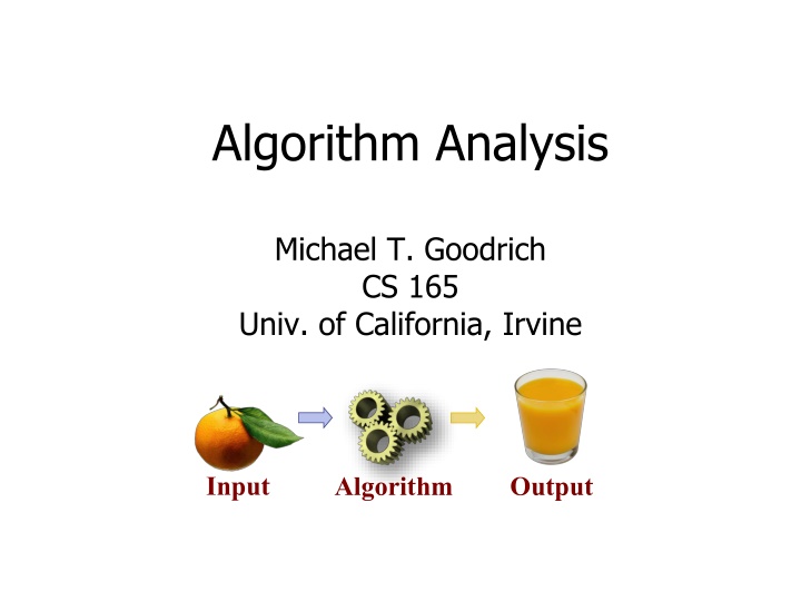 algorithm analysis