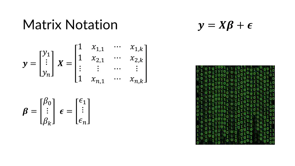 matrix notation