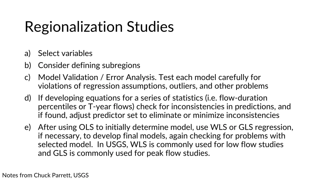 regionalization studies 3