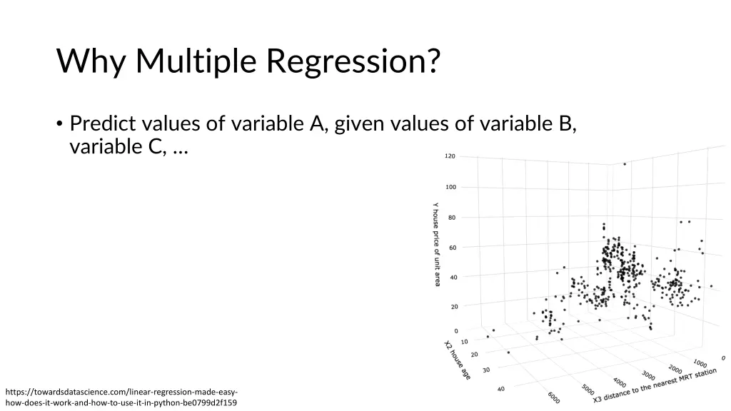 why multiple regression