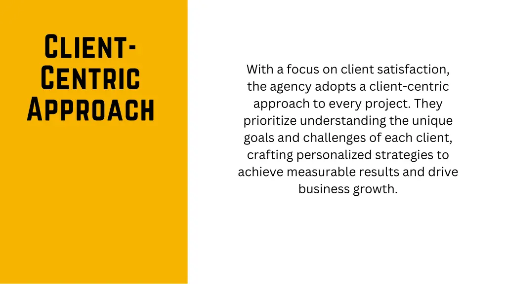 client centric approach