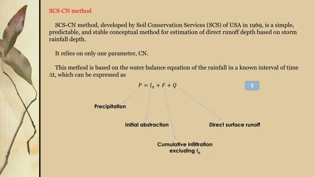 scs cn method