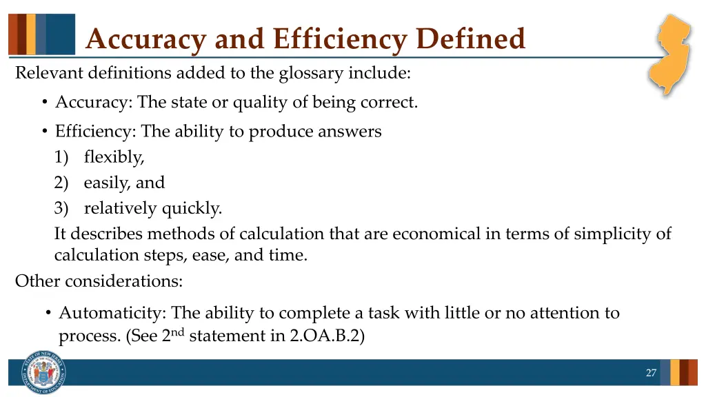 accuracy and efficiency defined relevant