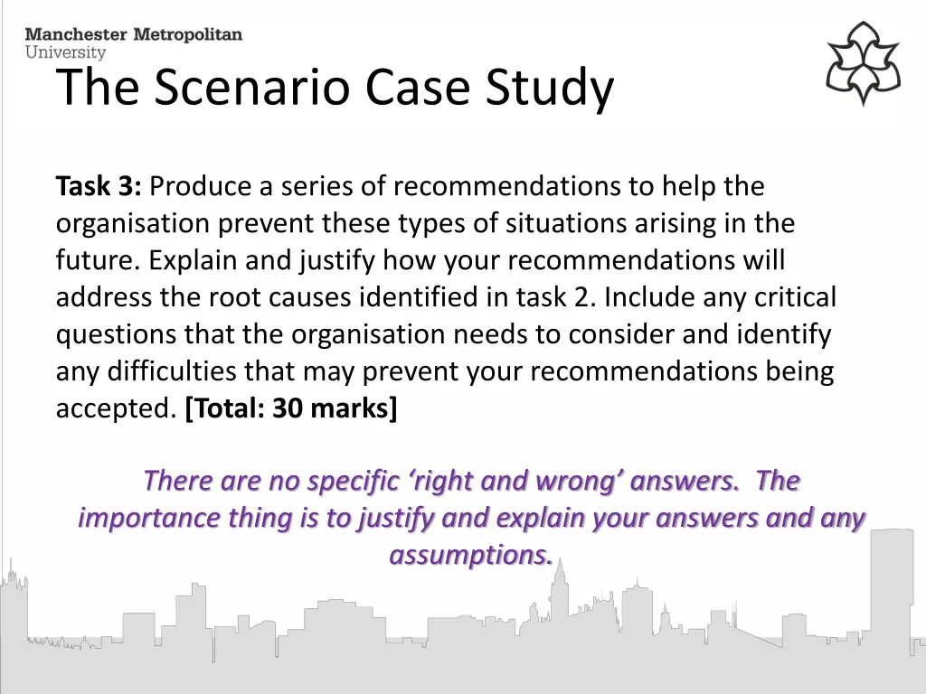the scenario case study 2