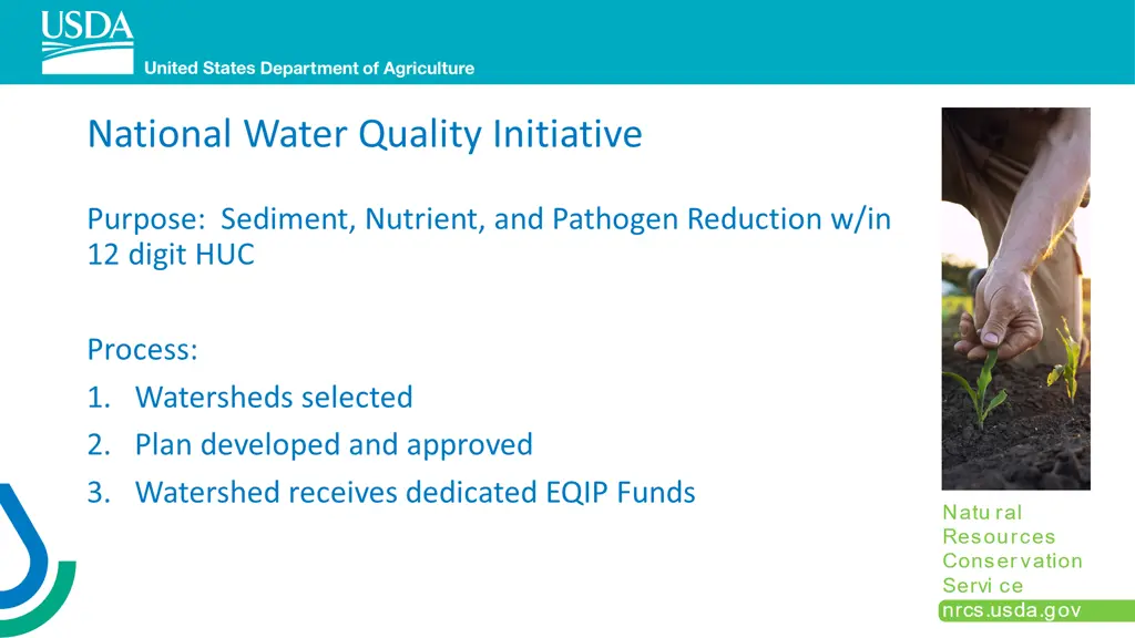 national water quality initiative