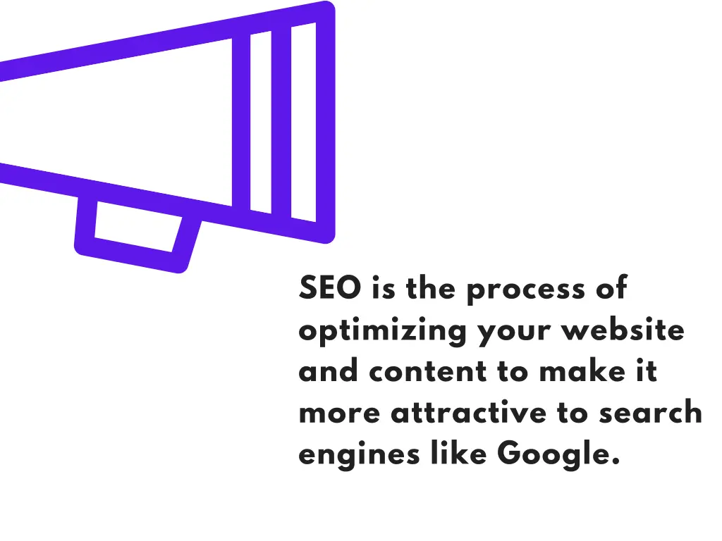 seo is the process of optimizing your website