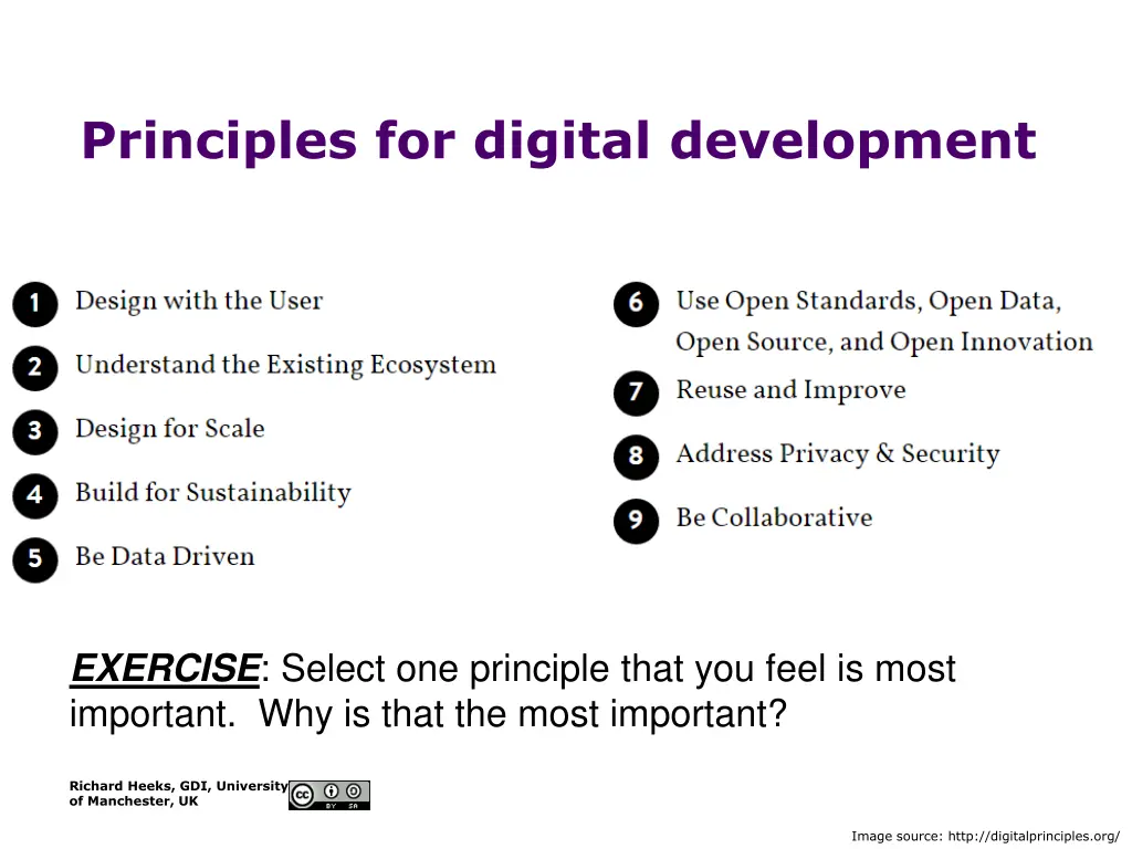 principles for digital development
