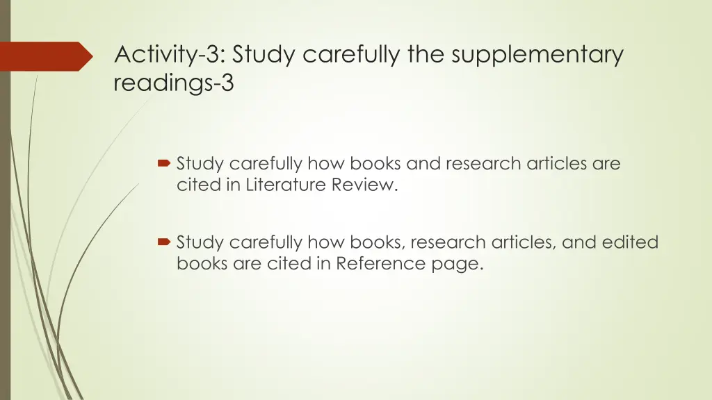 activity 3 study carefully the supplementary