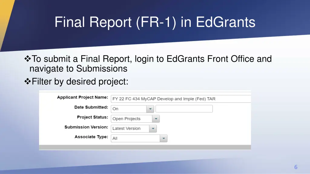final report fr 1 in edgrants 1