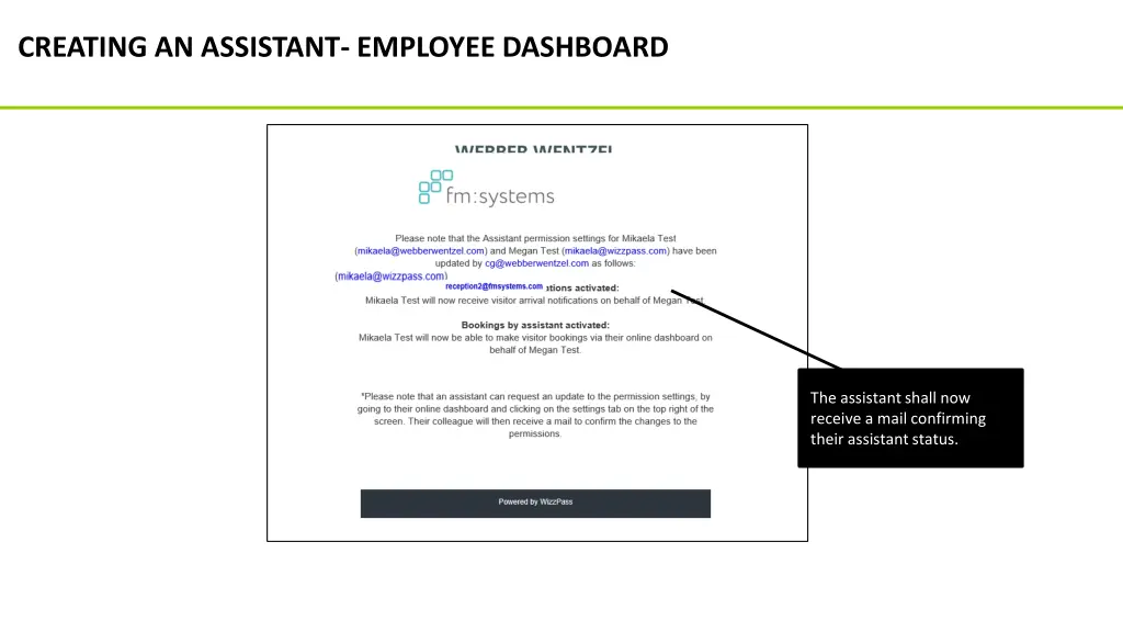 creating an assistant employee dashboard 1