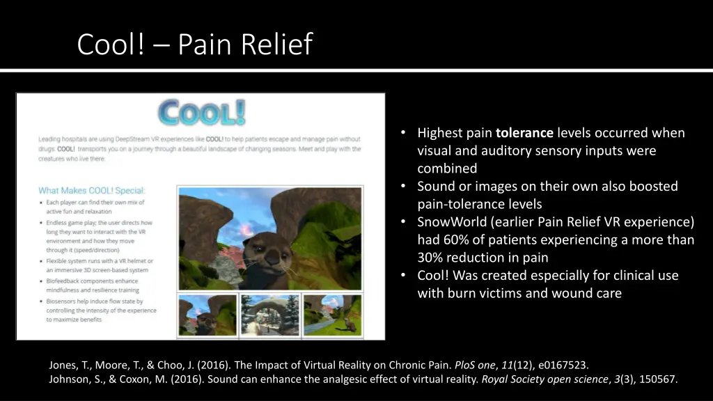 cool pain relief