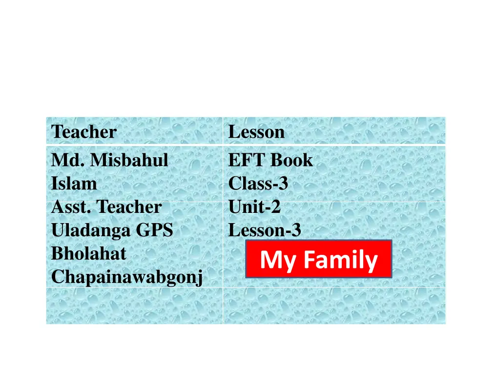 teacher md misbahul islam asst teacher uladanga