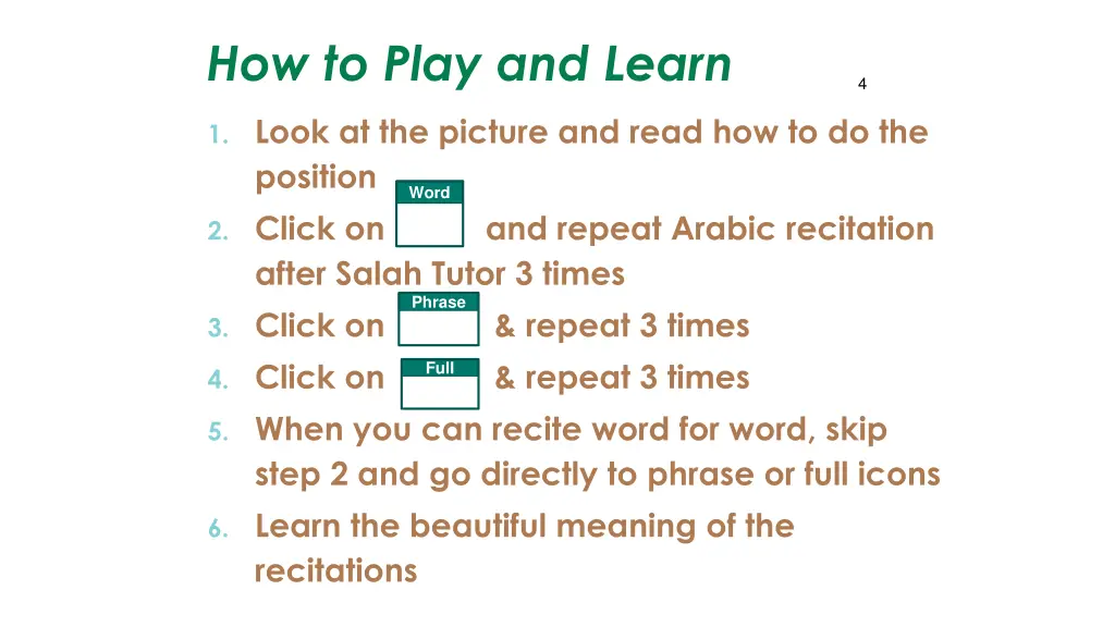 how to play and learn