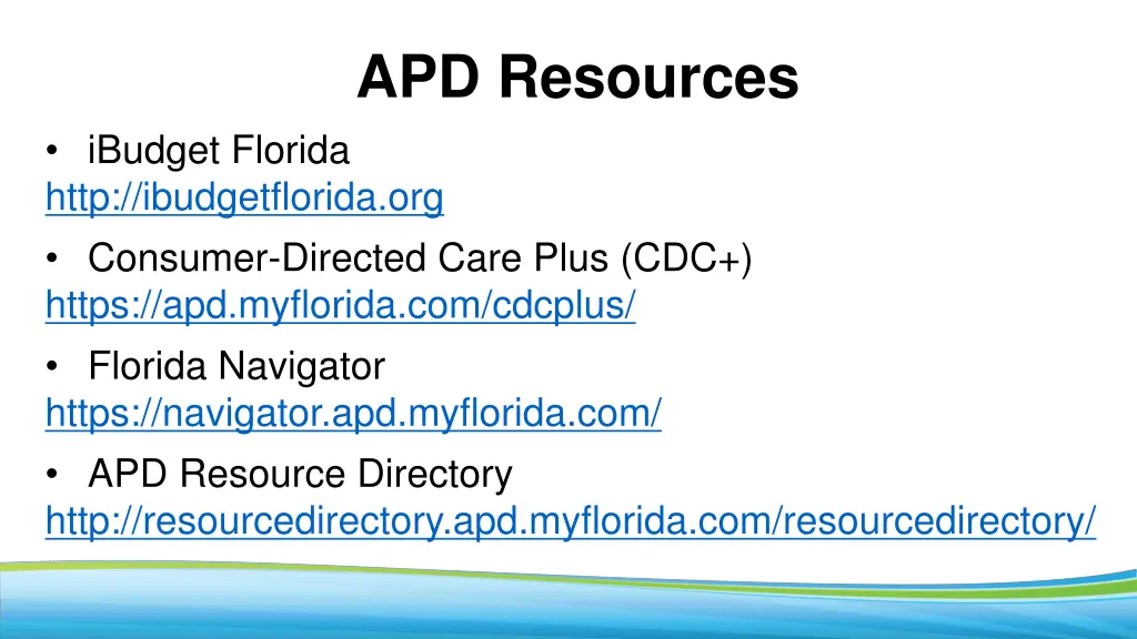 apd resources