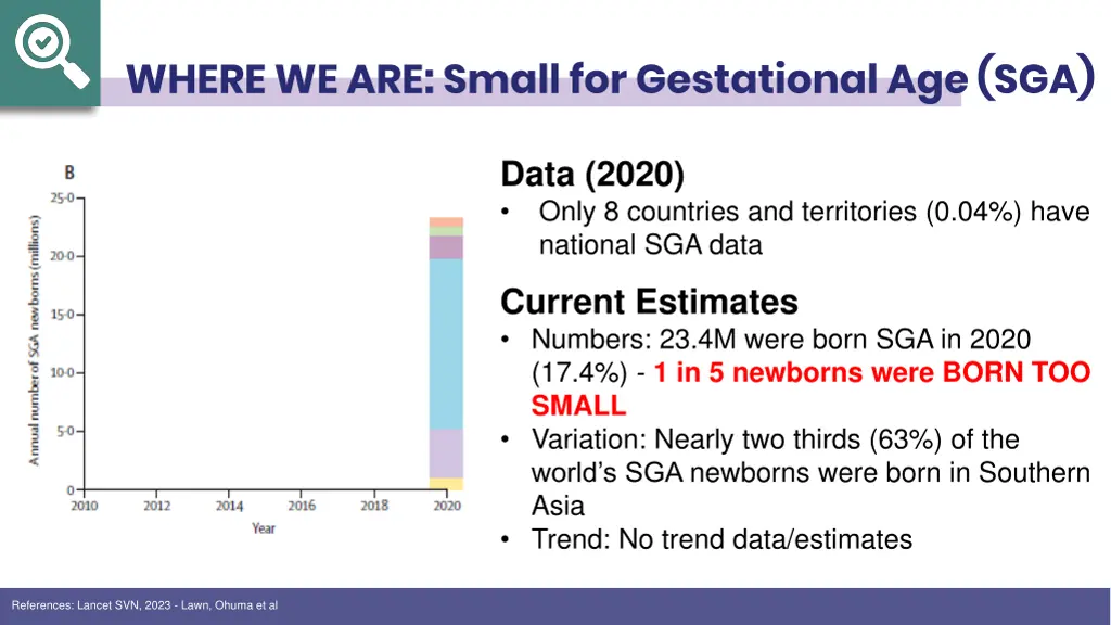 where we are small for gestational age sga