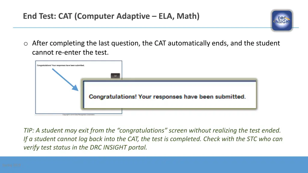 end test cat computer adaptive ela math