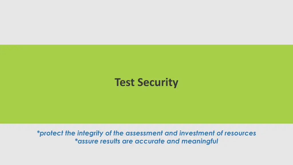 test security