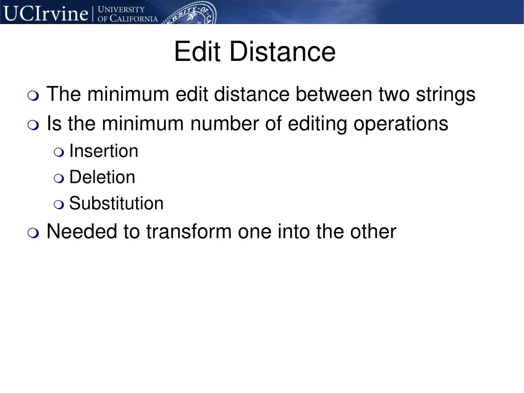 edit distance 1