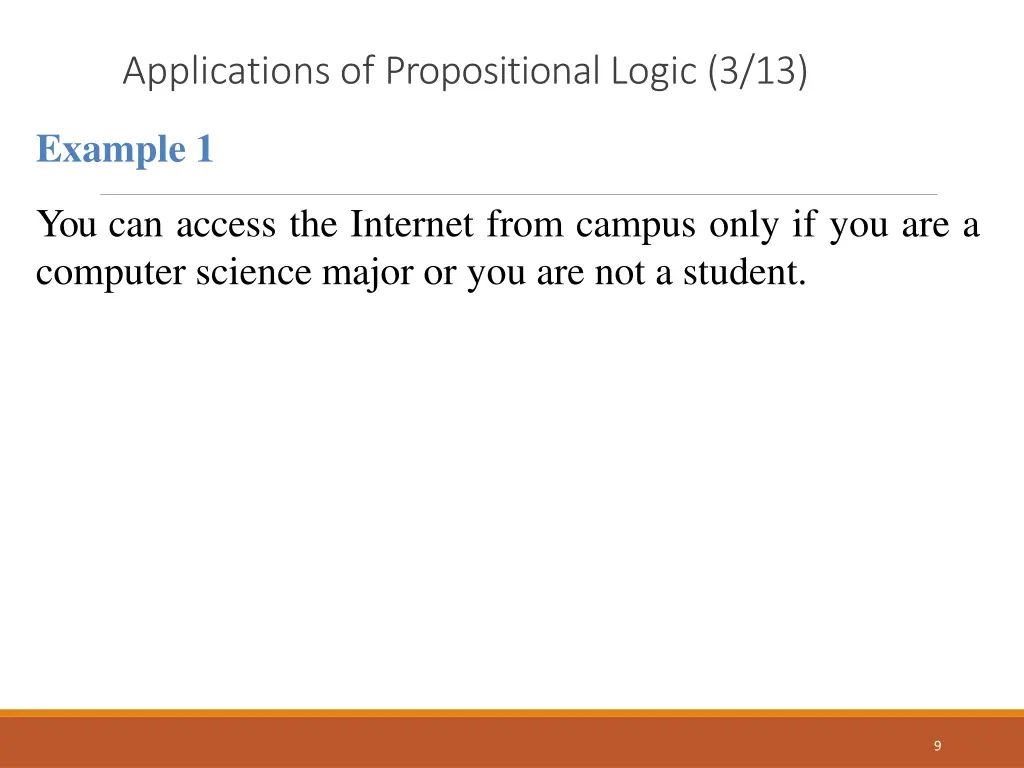 applications of propositionallogic 3 13