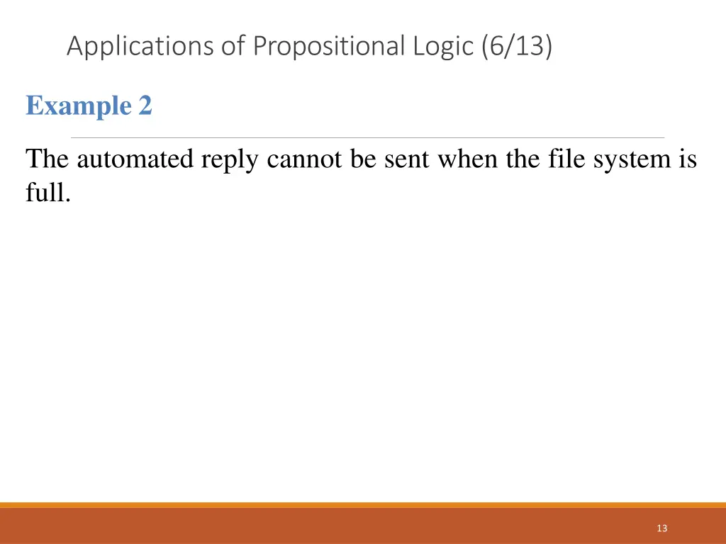 applications of propositionallogic 6 13
