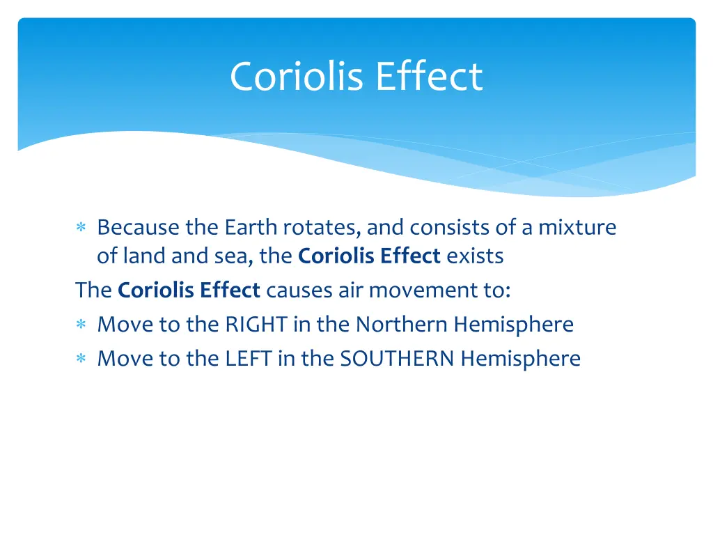 coriolis effect 1
