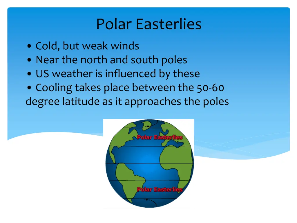 polar easterlies