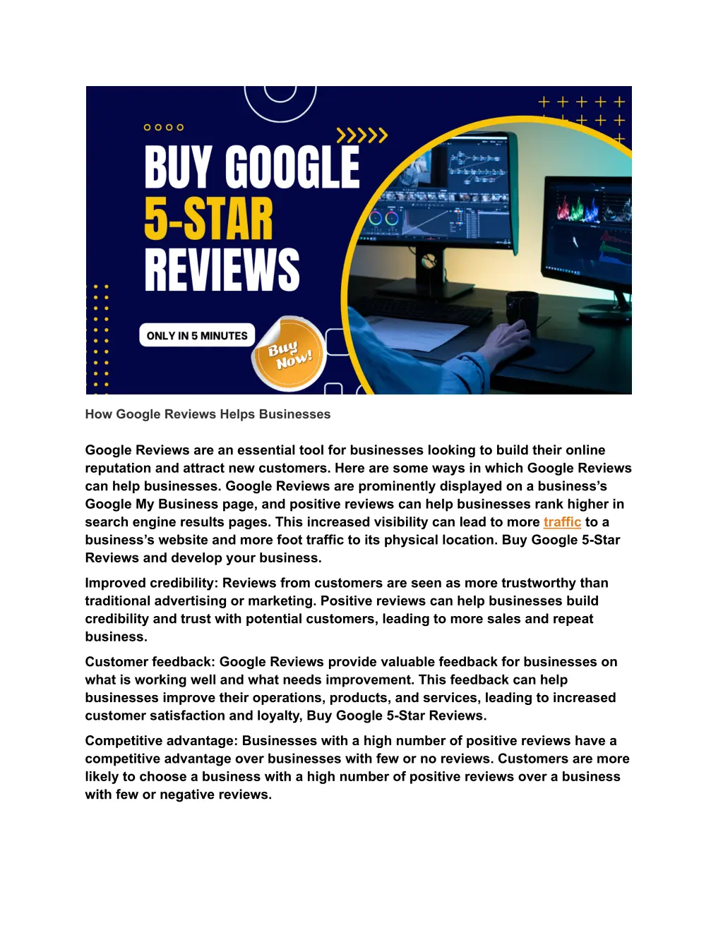 how google reviews helps businesses