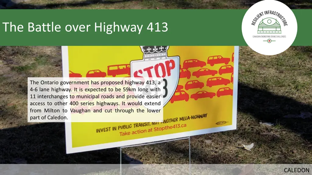 the battle over highway 413