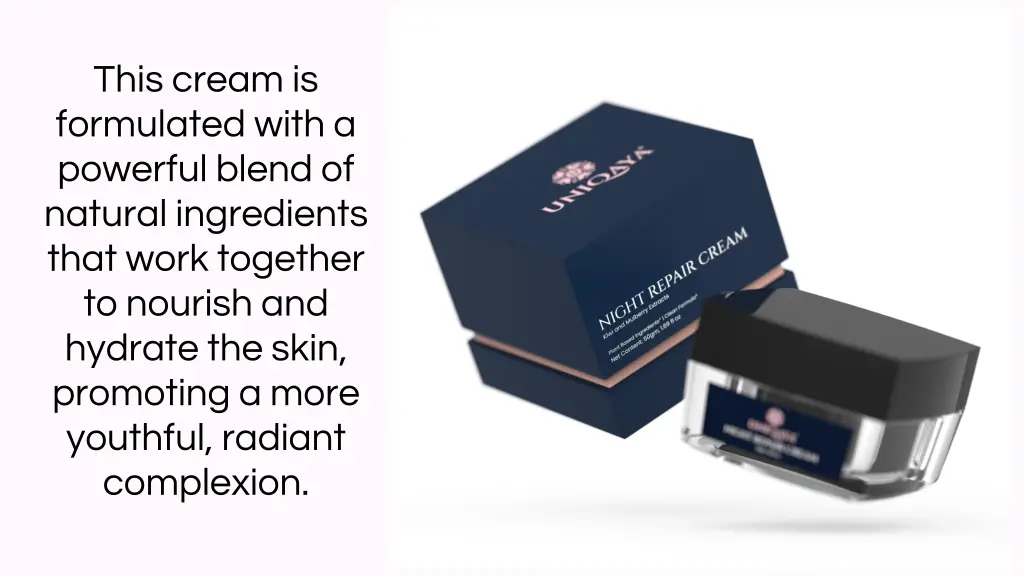 this cream is formulated with a powerful blend