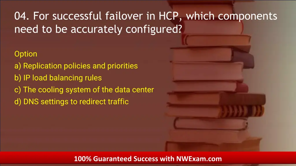 04 04 for successful failover in hcp which