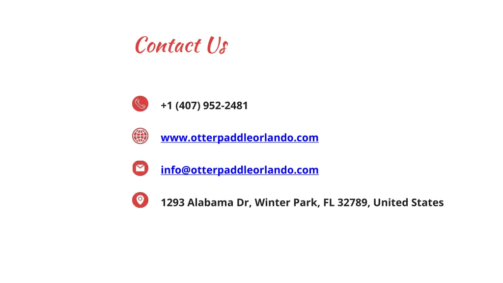 contact us