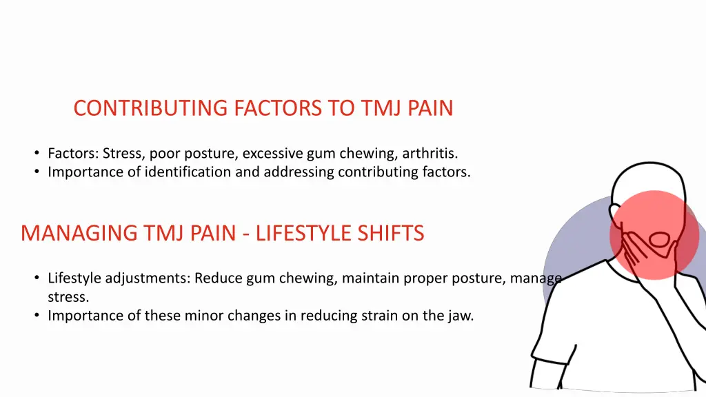 contributing factors to tmj pain