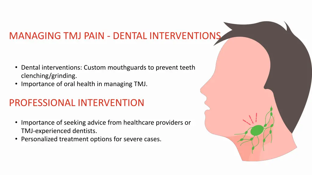 managing tmj pain dental interventions