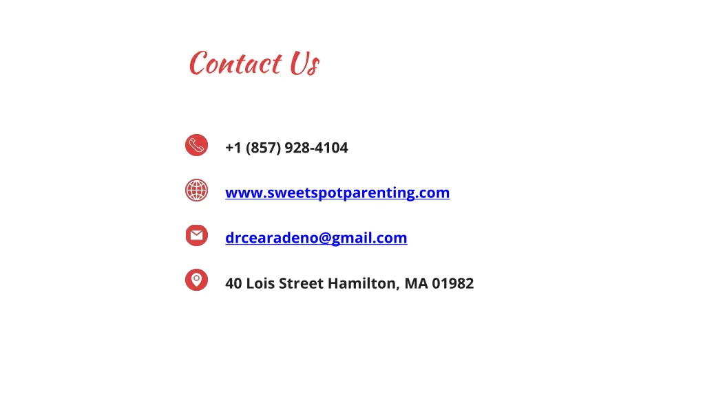 contact us