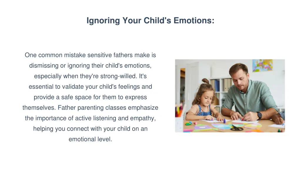 ignoring your child s emotions