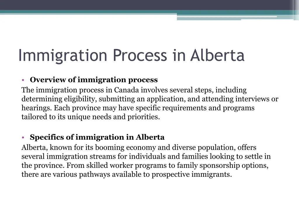 immigration process in alberta