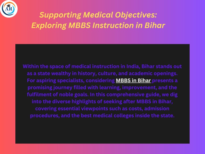 supporting medical objectives exploring mbbs
