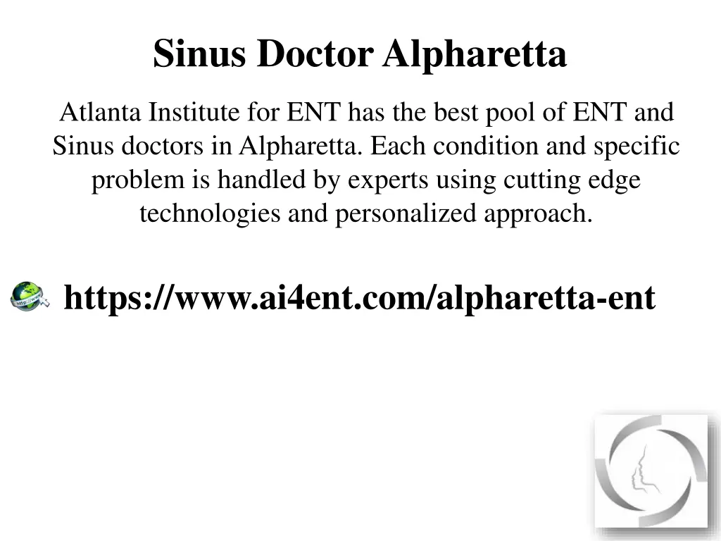 sinus doctor alpharetta