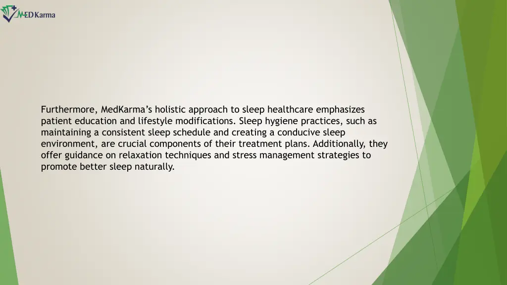 furthermore medkarma s holistic approach to sleep