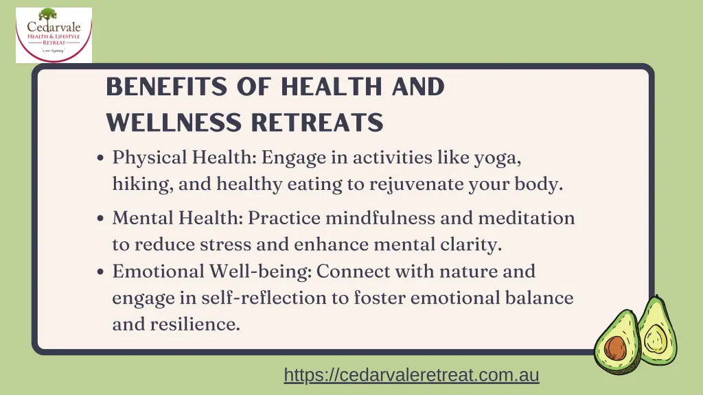 benefits of health and wellness retreats