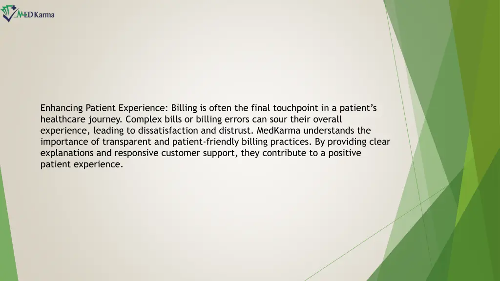 enhancing patient experience billing is often