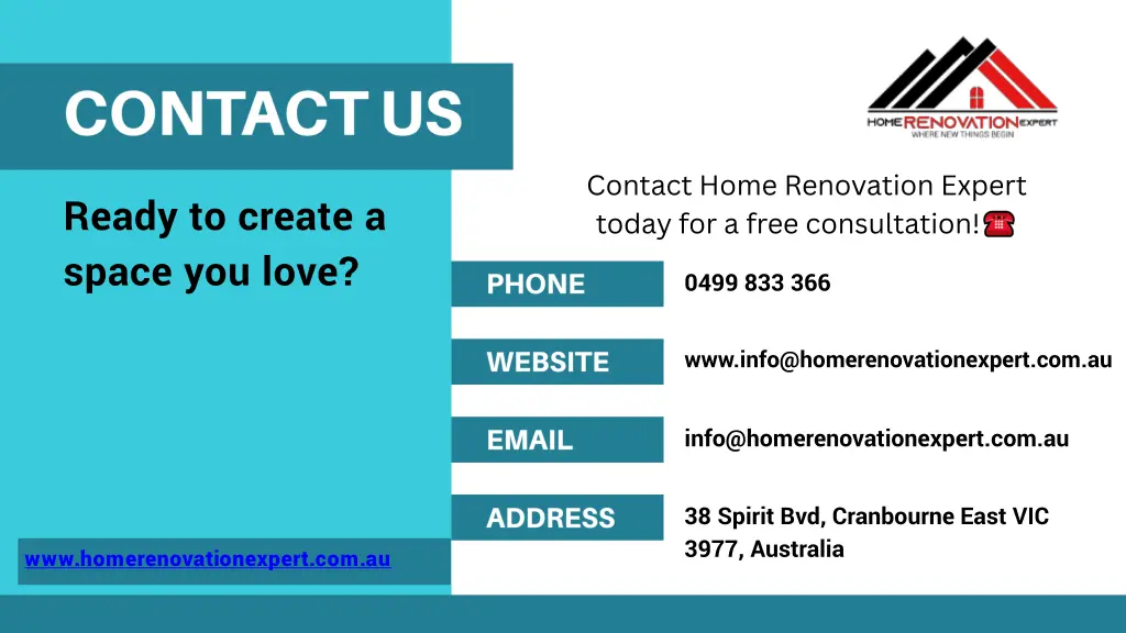 contact home renovation expert today for a free