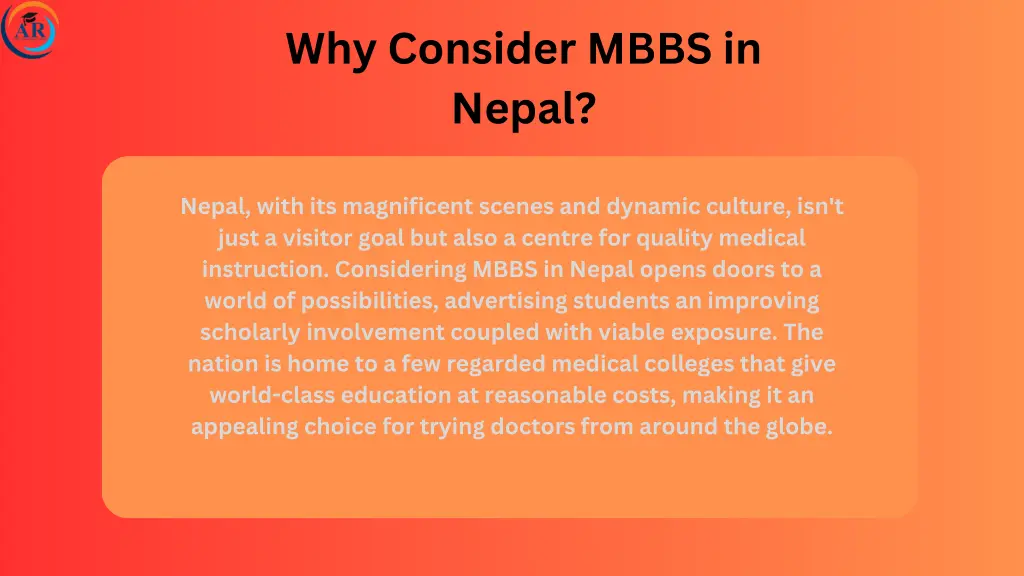 why consider mbbs in nepal