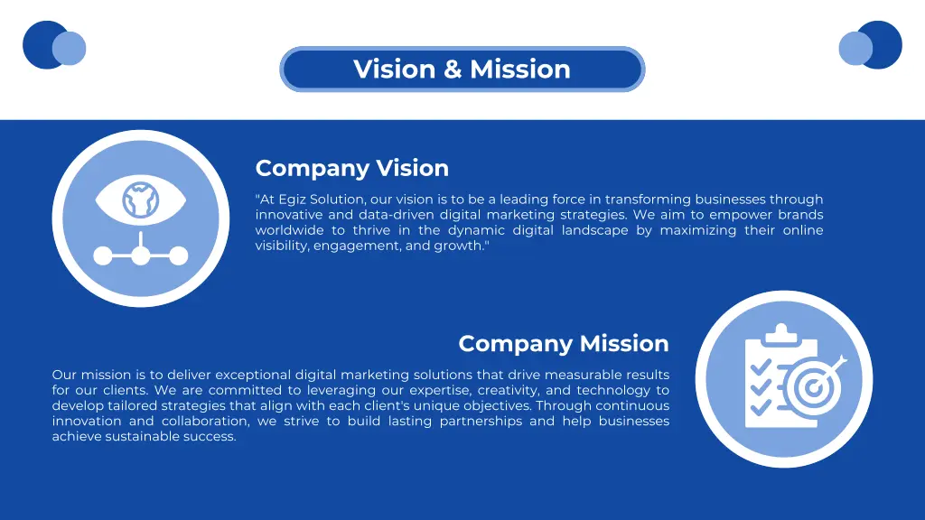 vision mission