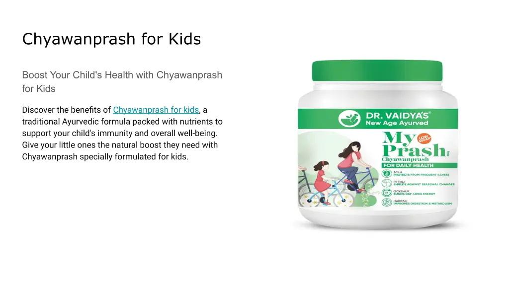 chyawanprash for kids