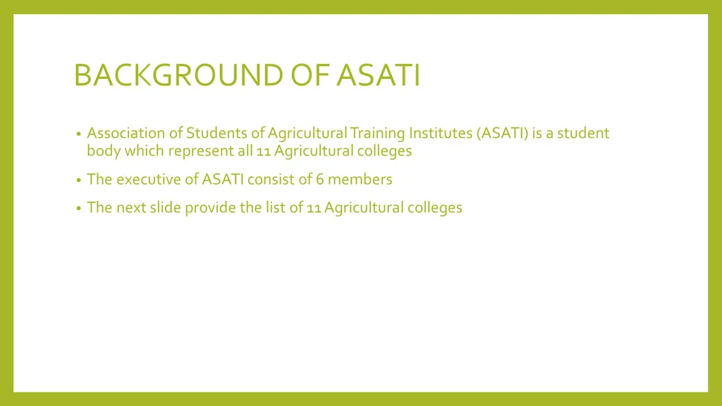 background of asati