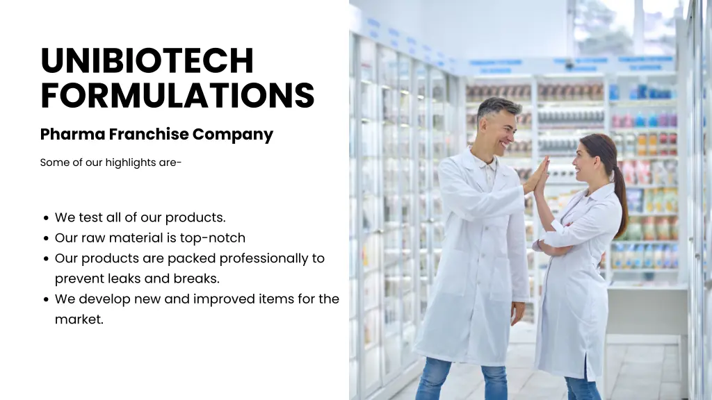 unibiotech formulations pharma franchise company