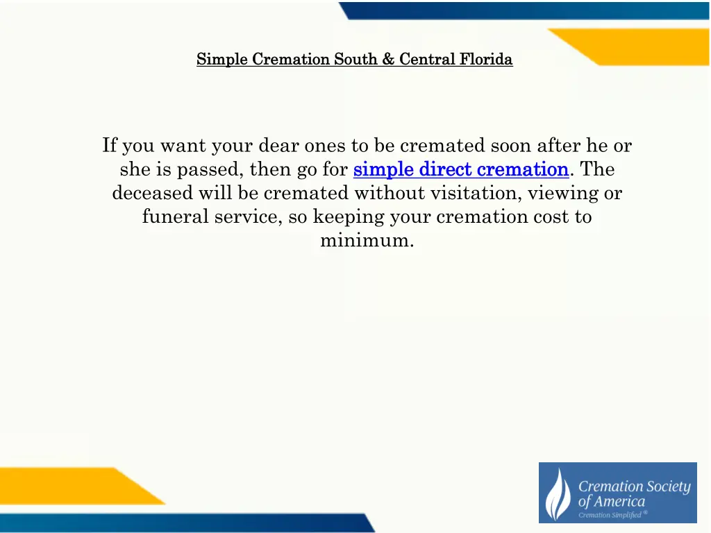 simple cremation south central florida simple