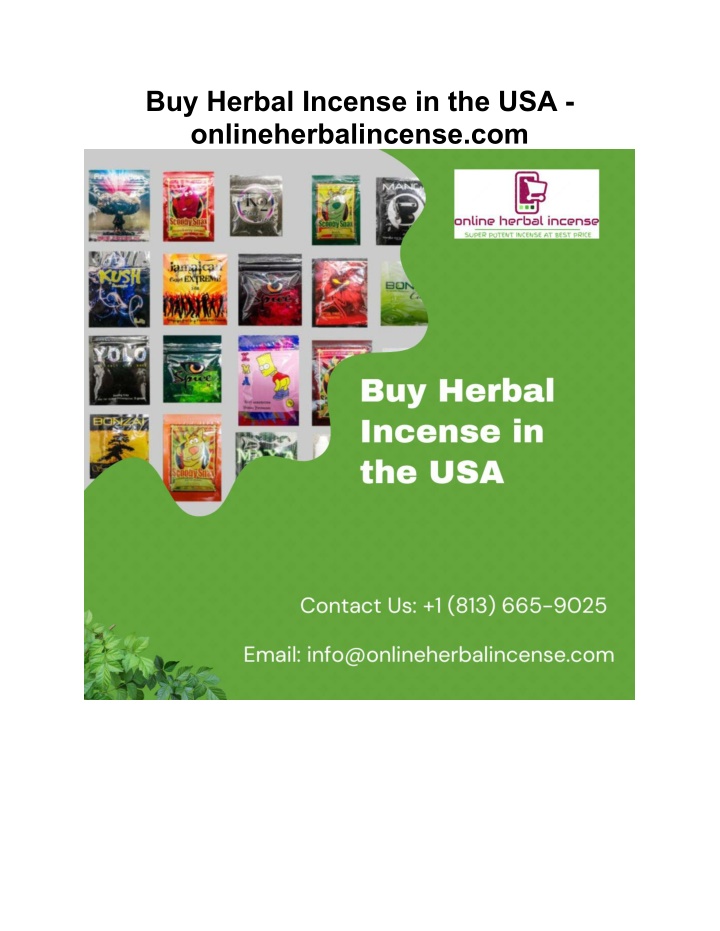 buy herbal incense in the usa onlineherbalincense